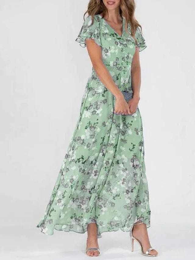Farbenfrohes Sommerkleid aus Polyester – Damen – Zarela