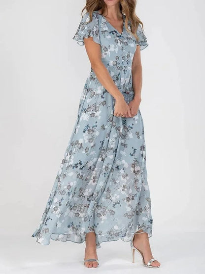 Farbenfrohes Sommerkleid aus Polyester – Damen – Zarela