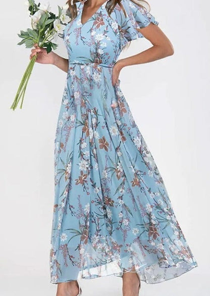 Farbenfrohes Sommerkleid aus Polyester – Damen – Zarela