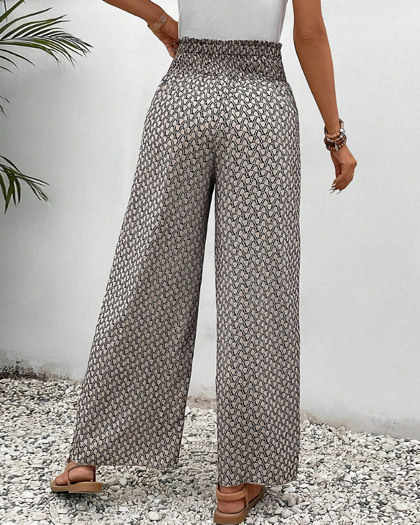Daniela | Entspannte Hose mit weitem Bein